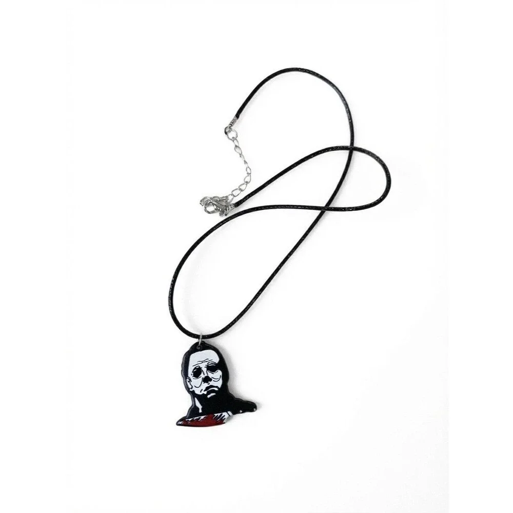 Michael Myers Pendant Necklace - Halloween Horror Movie Slasher Jewellery Gift